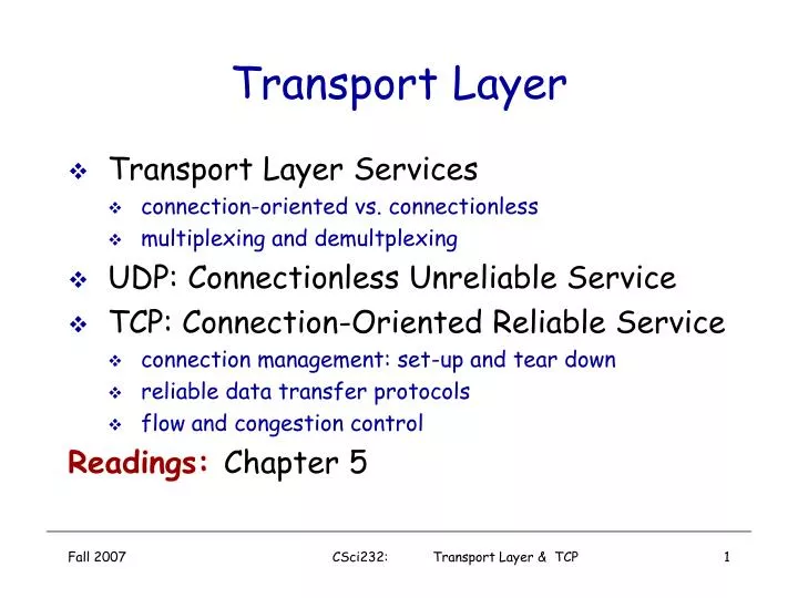 transport layer