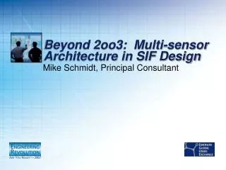 Beyond 2oo3: Multi-sensor Architecture in SIF Design