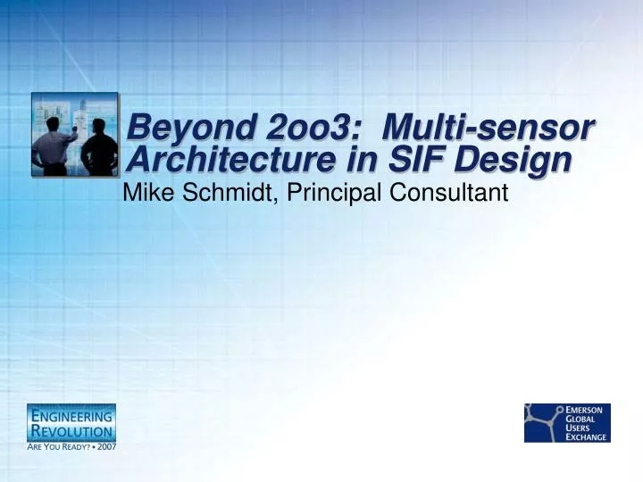beyond 2oo3 multi sensor architecture in sif design