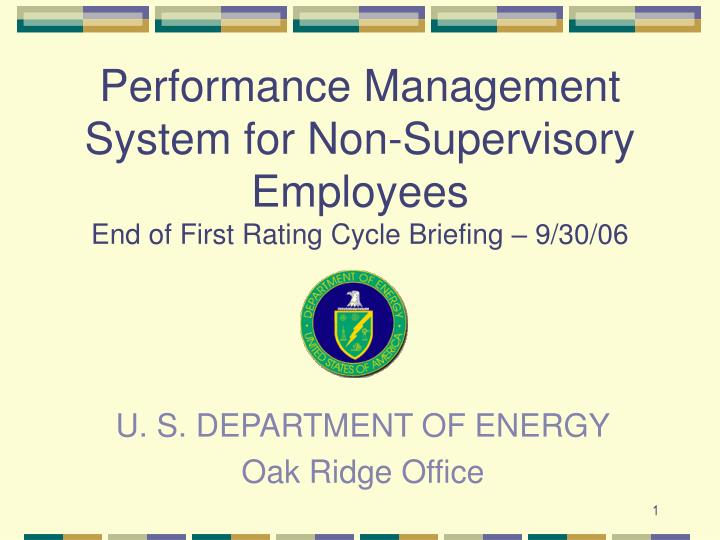 u s department of energy oak ridge office