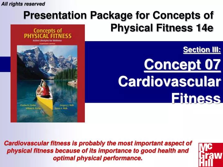 section iii concept 07 cardiovascular fitness