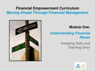 Financial Empowerment Curriculum Moving Ahead Through Financial Management