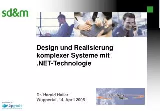 Design und Realisierung komplexer Systeme mit .NET-Technologie