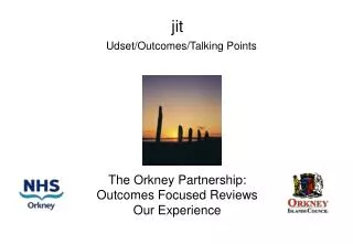 jit Udset/Outcomes/Talking Points