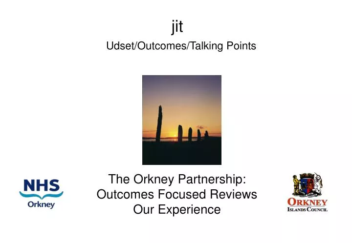 jit udset outcomes talking points