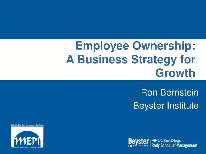 employee ownership a business strategy for growth