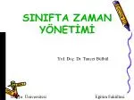 SINIFTA ZAMAN YÖNETİMİ - slide 1