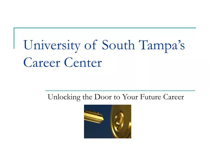 university of south tampa s career center