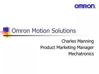 Omron Motion Solutions