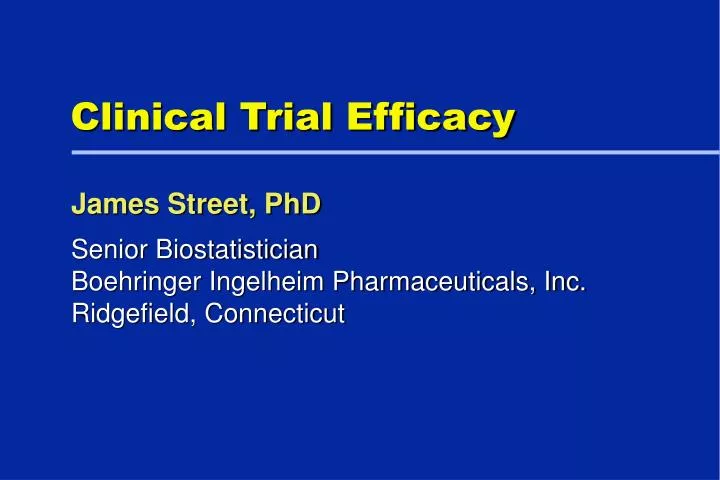clinical trial efficacy