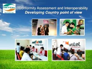 Conformity Assessment and Interoperability Developing Country point of view