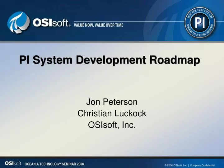 pi system development roadmap