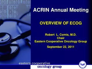 ACRIN Annual Meeting