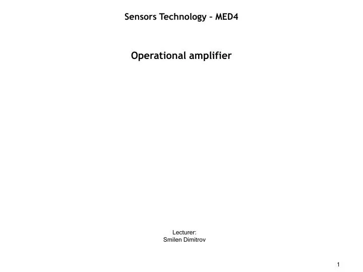 operational amplifier