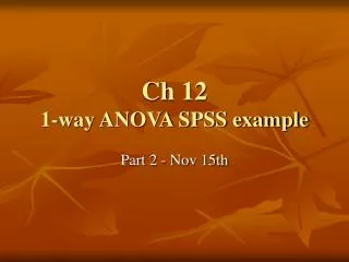 Ch 12 1-way ANOVA SPSS example