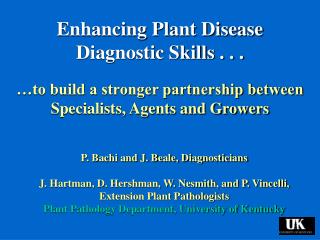 Enhancing Plant Disease Diagnostic Skills . . .