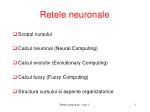 Retele neuronale - slide 1