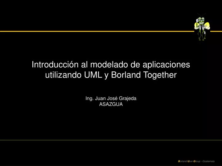 introducci n al modelado de aplicaciones utilizando uml y borland together