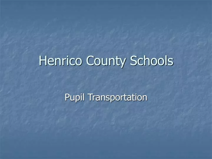 henrico county schools