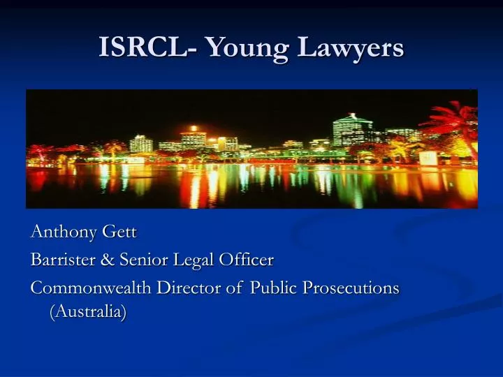 isrcl young lawyers