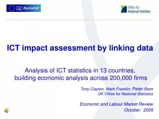 ICT impact assessment by linking data