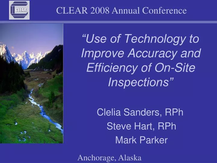 use of technology to improve accuracy and efficiency of on site inspections