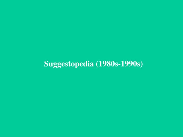 suggestopedia 1980s 1990s