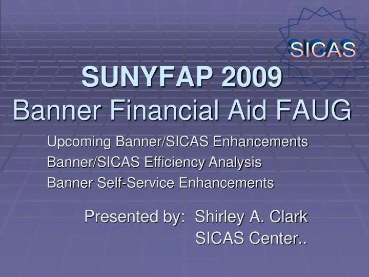 sunyfap 2009 banner financial aid faug