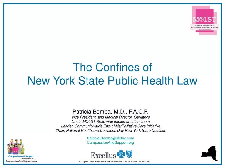 the confines of new york state public health law