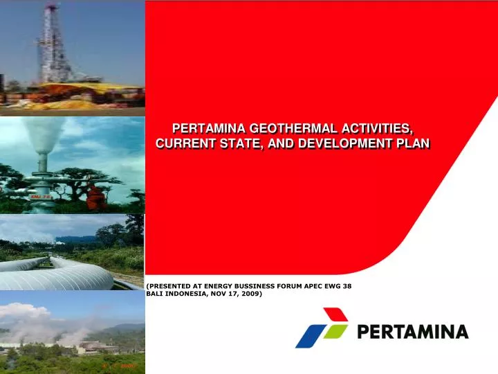 pertamina geothermal activities current state and development plan