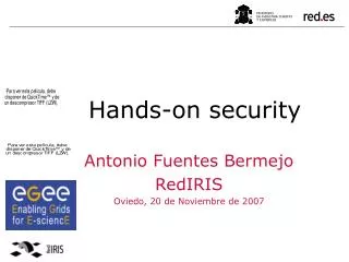 Hands-on security