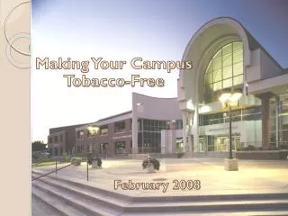 Making Your Campus Tobacco-Free