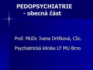 pedopsychiatrie obecn st