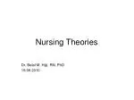 Nursing Theories - slide 1