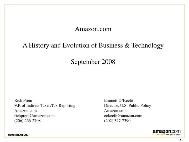 amazon com a history and evolution of business technology september 2008