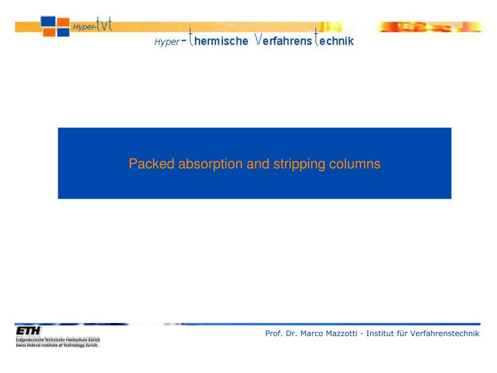 PPT - Packed absorption and stripping columns PowerPoint Presentation ...