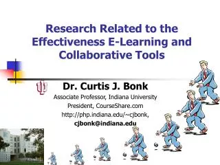 Research Related to the Effectiveness E-Learning and Collaborative Tools