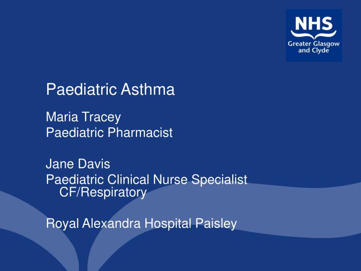 paediatric asthma
