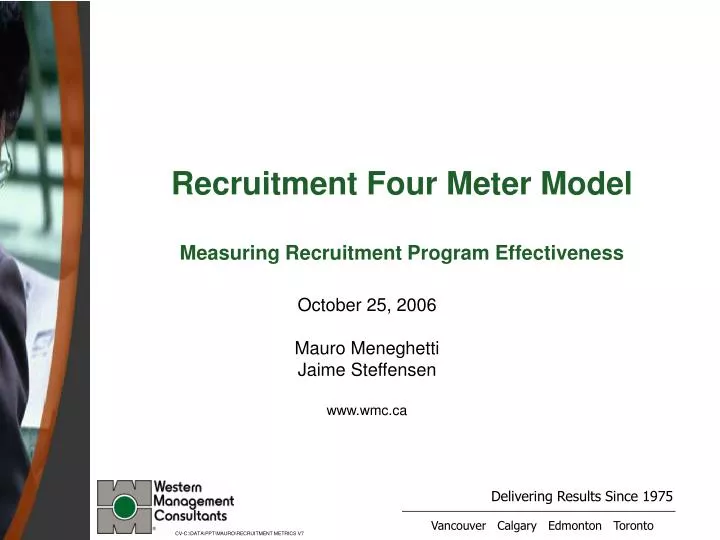 recruitment four meter model measuring recruitment program effectiveness
