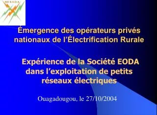 ouagadougou le 27 10 2004