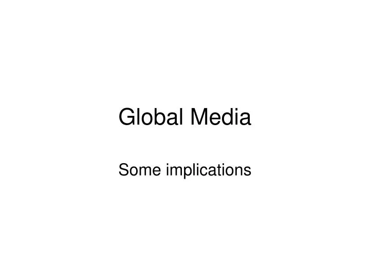 global media