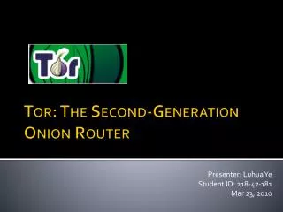 Tor: The Second-Generation Onion Router