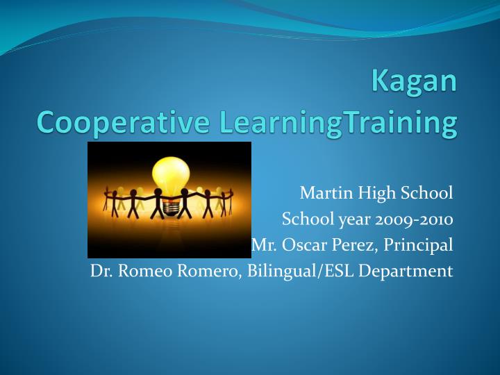 kagan cooperative learningtraining