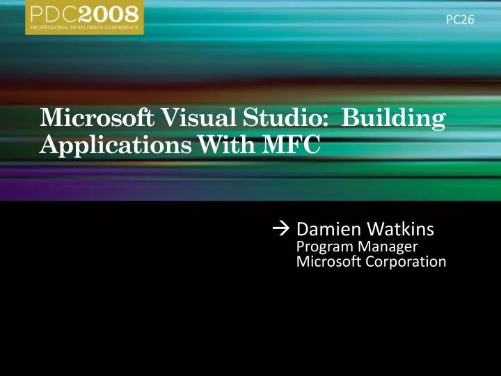 microsoft visual studio building applications with mfc