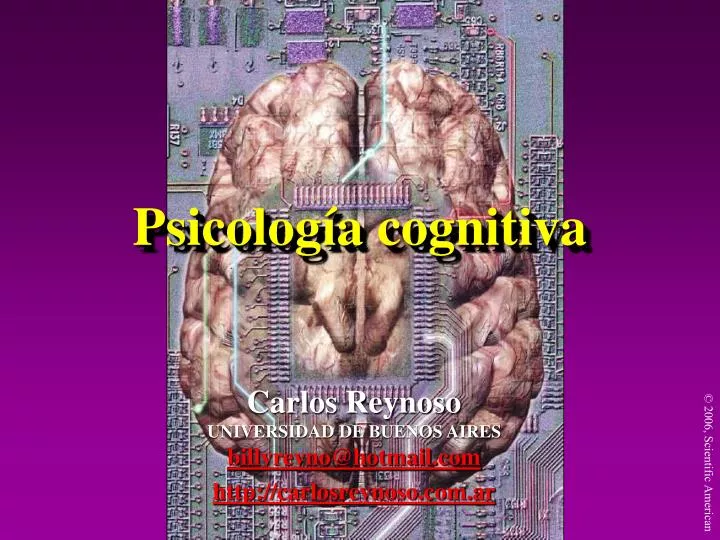 psicolog a cognitiva