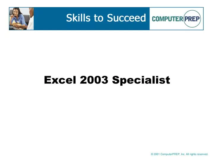 excel 2003 specialist
