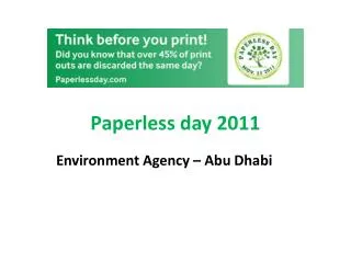 Paperless day 2011