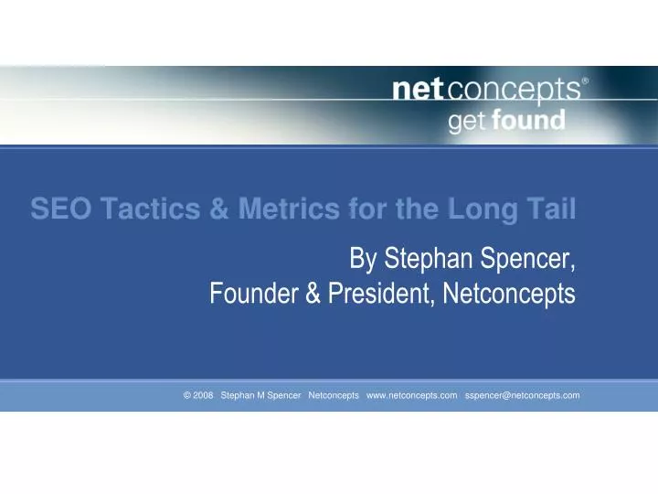 seo tactics metrics for the long tail