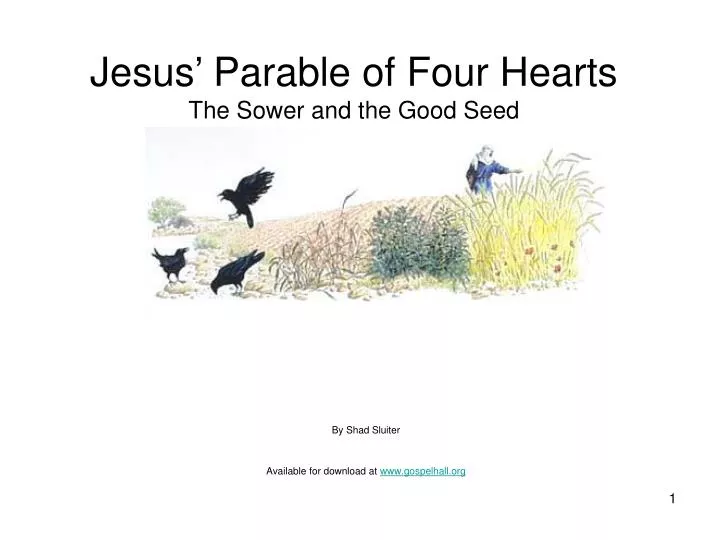 jesus parable of four hearts the sower and the good seed matthew 13