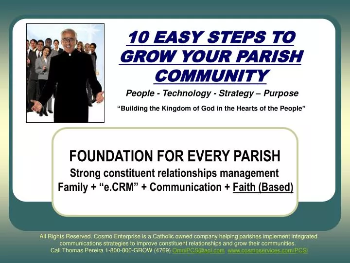 10 easy steps to grow your parish community